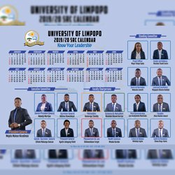 University Of Limpopo 2019/20 SRC Calendar Design