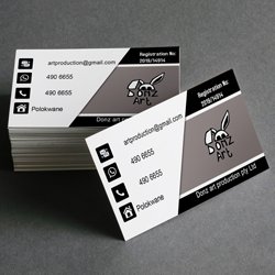 Donz Art Production Business Card Design