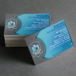 Skeke PC & Cellular Repairs Business Card Design