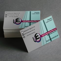 Uriel Enterprizes Business Card 2 Design