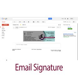 Uriel Enterprizes Email Signature Design