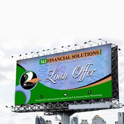 MJ Finacial Solution Bilboard Design