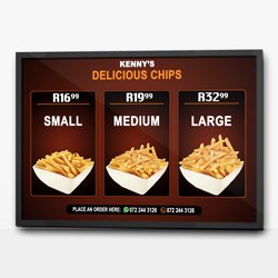 Kenny's Delicious Chips Poster