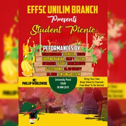 EFFSC Unilim Branch Student Picnic Poster